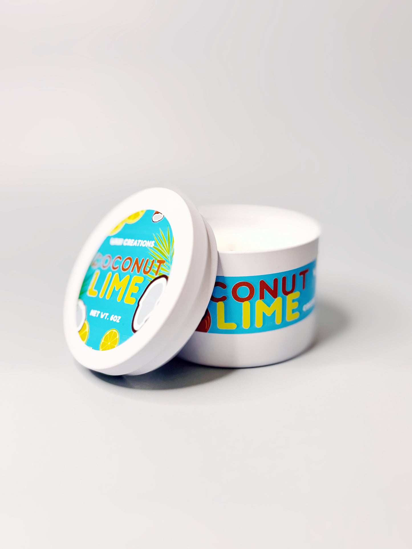Coconut Lime Tin Candle